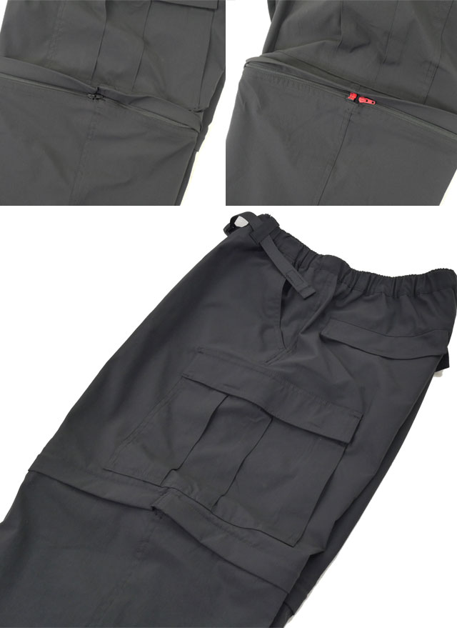 送料無料 ジップオフカーゴパンツ メンズ SS 春夏 新作 夏新作 秋新作