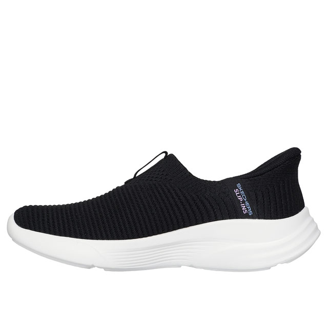 送料無料 スニーカー スリッポン ローカット レディース SS 春夏 新作 夏新作 秋新作 人気 流行 定番 2025 スケッチャーズ SKECHERS -150355 スリップインズ 手を使わずに履ける リラックスドフィット スポーツ クラッシック イーズ 靴 ブラック 黒 ライトブルー