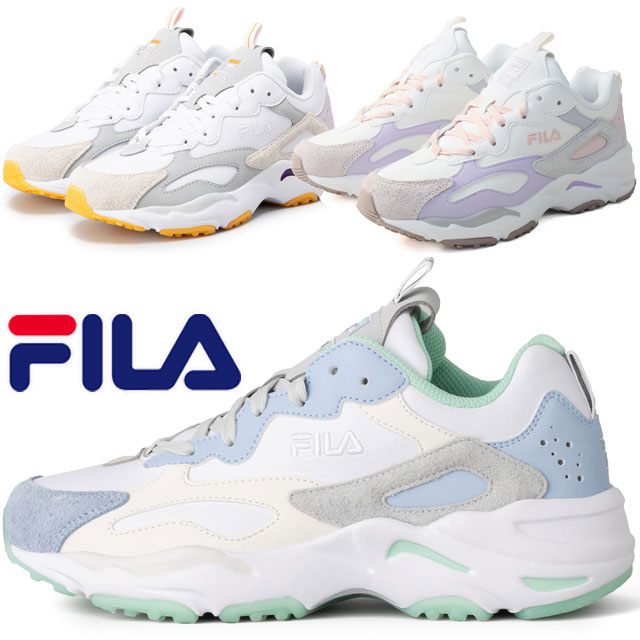 送料無料 スニーカー レースアップ ローカット レディース SS 春夏 新作 夏新作 秋新作 人気 流行 定番 2025 フィラ FILA SL USS25011 白 厚底靴 ホワイト レイトレイサー シューズ