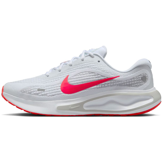 送料無料 スニーカー ランニングシューズ ローカット メンズ SS 春夏 新作 夏新作 秋新作 人気 流行 定番 2025 ナイキ NIKE FN0228 106 ジャーニー ラン ホワイト/ブライトクリムゾン/ウルフグレー 靴