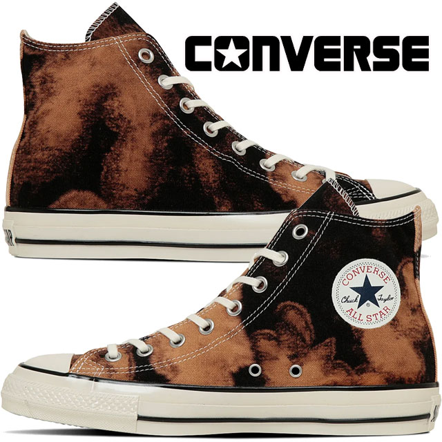送料無料 スニーカー ハイカット メンズ SS 春夏 新作 夏新作 秋新作 人気 流行 定番 2025 コンバース CONVERSE 31315010 オールスター エイジド ブリーチドキャンバス ハイ ネオグランジ キャンバススニーカー ブラック 黒 グランジスタイル 靴