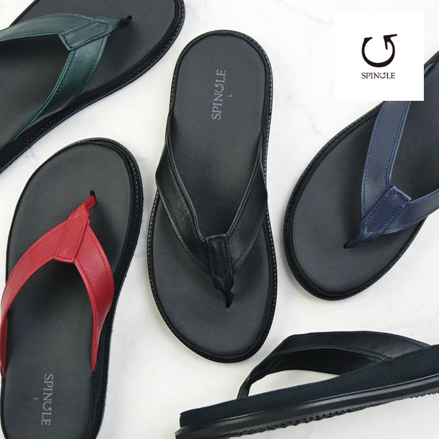 送料無料 コンフォートサンダル トングサンダル メンズ SS 春夏 新作 夏新作 秋新作 人気 流行 定番 2025 スピングル SPINGLE SP-1717 本革 メイドインジャパン レザーサンダル 日本製 カンガルーレザー ブラック 黒 ディープネイビー ディープレッド ディープグリーン 靴