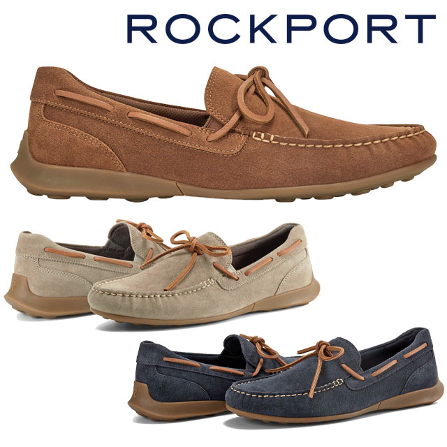 送料無料 スリッポン デッキシューズ ドライビングシューズ モカシン メンズ SS 春夏 新作 夏新作 秋新作 人気 流行 定番 2025 ロックポート ROCKPORT DMX RMF-B25S10W RMF-B25S11W RMF-B25S12W ダンフィー ボート シュー スエード ダークブラウン ダークブルー 靴