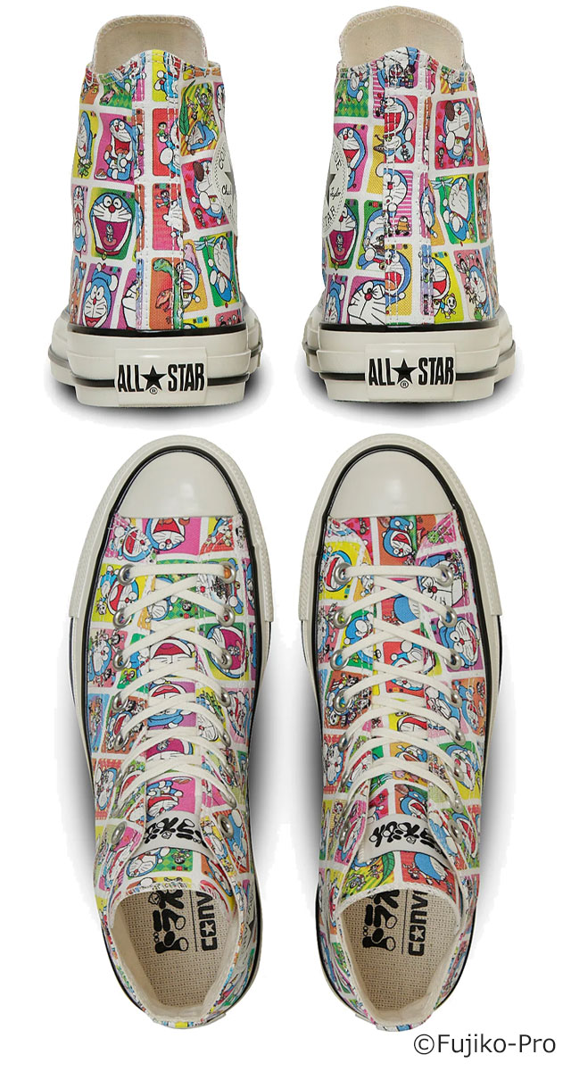 送料無料 スニーカー ハイカット レースアップ メンズ レディース SS 春夏 新作 夏新作 秋新作 人気 流行 定番 2025 コンバース CONVERSE CP HI / 31314980 ドラえもん オールスター エイジド ドラえもん カジュアルシューズ オフホワイト 送料無料 スニーカー ハイカット レースアップ メンズ レディース SS