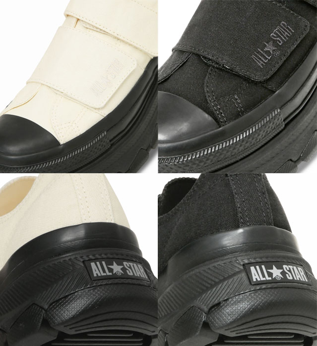 送料無料 スニーカー メンズ レディース SS 春夏 新作 夏新作 秋新作 人気 流行 定番 2025 コンバース CONVERSE V-2 OX 31314860 31314861 オールスター トレックウエーブ 厚底靴 ベルクロ 5cmヒール エクリュ ブラック
