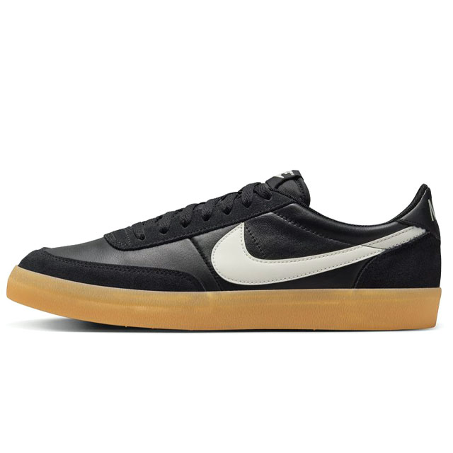 送料無料 スニーカー ローカット メンズ AW 秋冬 新作 秋新作 冬新作 人気 流行 定番 2025 ナイキ NIKE 2 432997-070 キルショット レザー カジュアルシューズ ブラック セイル ガムイエロー 靴