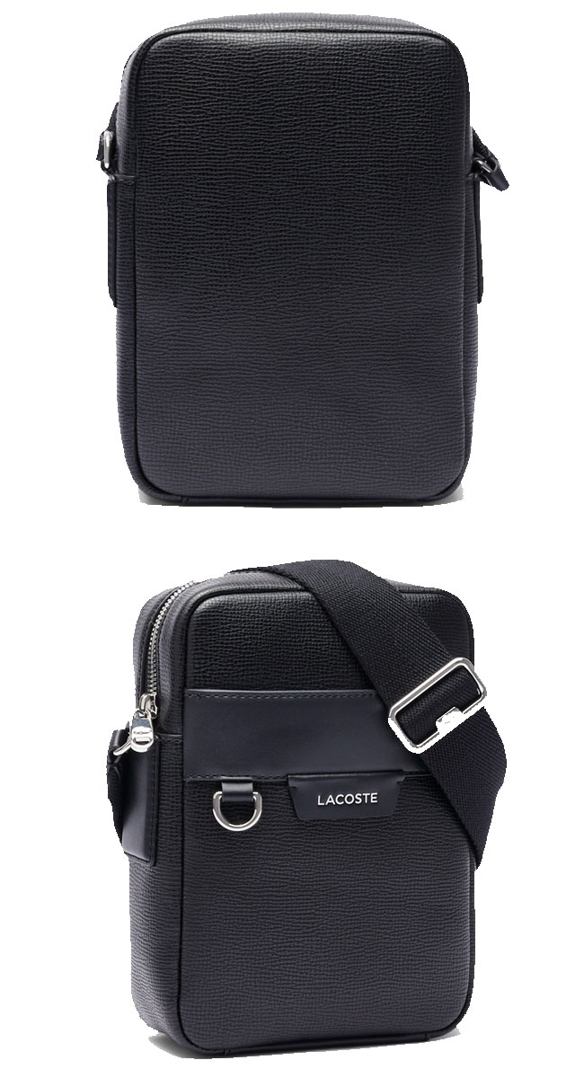 送料無料 ショルダーバッグ ポーチ メンズ レディース AW 秋冬 新作 秋新作 冬新作 人気 流行 定番 2025 ラコステ LACOSTE NH5047OI オシアン レザーサッチェルバッグ 斜め掛け 大人 小さめ コンパクト 本革 牛革 ロゴ スクエア型 黒 緑 送料無料 ショルダーバッグ ポーチ メンズ レディース AW 秋冬 新作 秋
