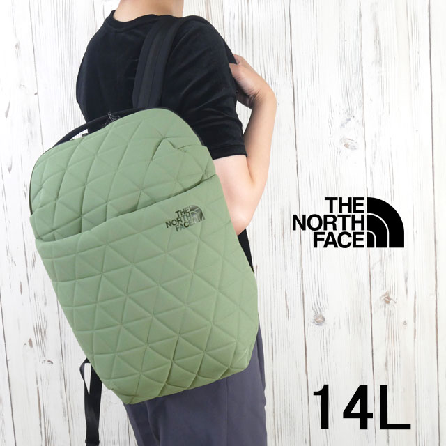 送料無料 バックパック リュックサック メンズ レディース AW 秋冬 新作 秋新作 冬新作 人気 流行 定番 2025 ザ・ノース・フェイス NM32350 14L BAG ジオフェイススリムパック バック カバン デイパック 13インチ ノートPC タブレットスリーブ アウトドア お出掛け 鞄 緑