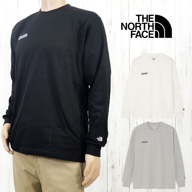 メール便送料無料 Tシャツ 長袖 メンズ AW 秋冬 新作 秋新作 冬新作 人気 流行 定番 2025 ザ・ノース・フェイス NT82537 ロンT トップス 綿100％ アウトドア アパレル 服 ロングスリーブファインアルパインティー 黒 白 グレー