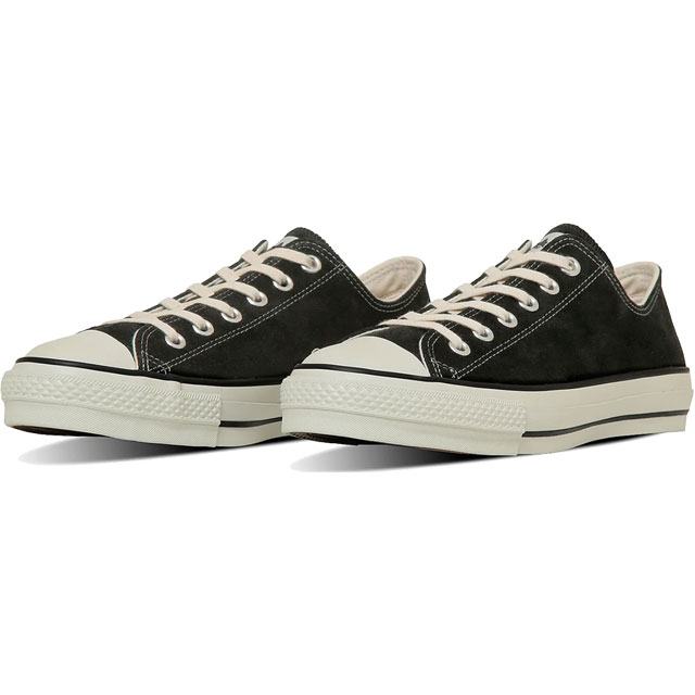 送料無料 スニーカー ローカット メンズ AW 秋冬 新作 秋新作 冬新作 人気 流行 定番 2025 コンバース CONVERSE J OX 31315650 スエード オールスター メイドインジャパン ブラック 黒 日本製 靴