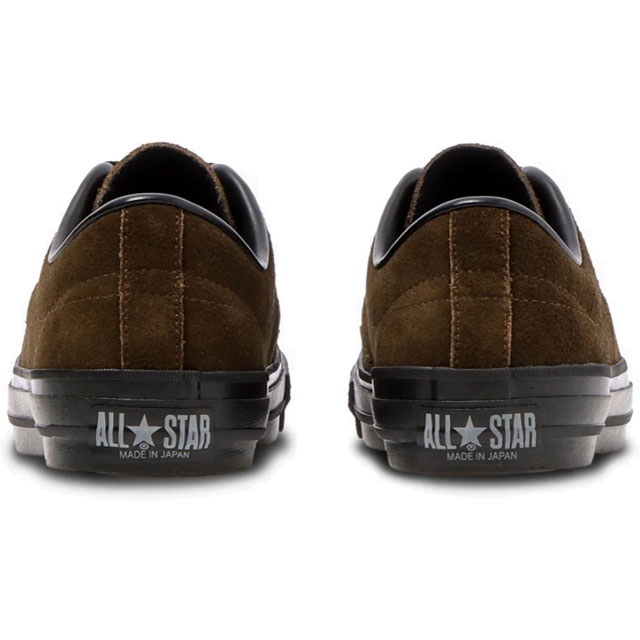 送料無料 スニーカー ローカット メンズ AW 秋冬 新作 秋新作 冬新作 人気 流行 定番 2025 コンバース CONVERSE J 33702410 ワンスター スエード 日本製 メイドインジャパン ブラウン/ブラック 靴_4