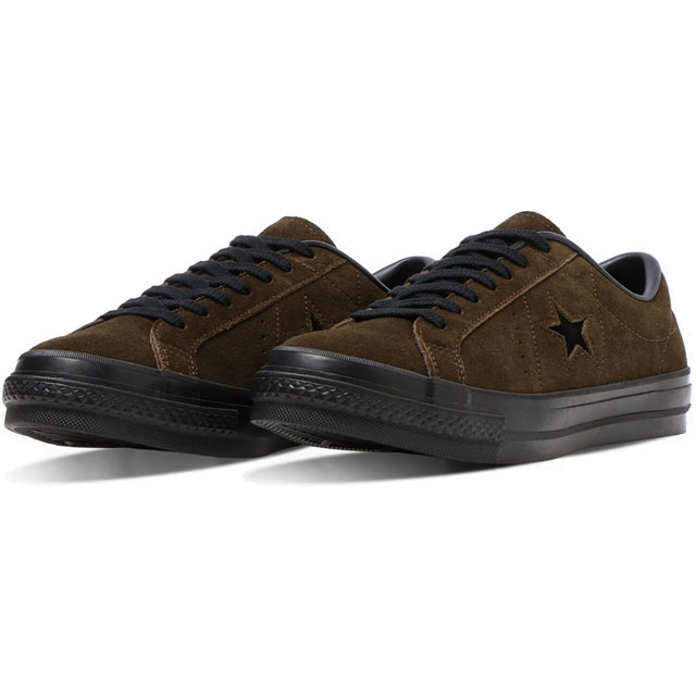 送料無料 スニーカー ローカット メンズ AW 秋冬 新作 秋新作 冬新作 人気 流行 定番 2025 コンバース CONVERSE J 33702410 ワンスター スエード 日本製 メイドインジャパン ブラウン/ブラック 靴_5