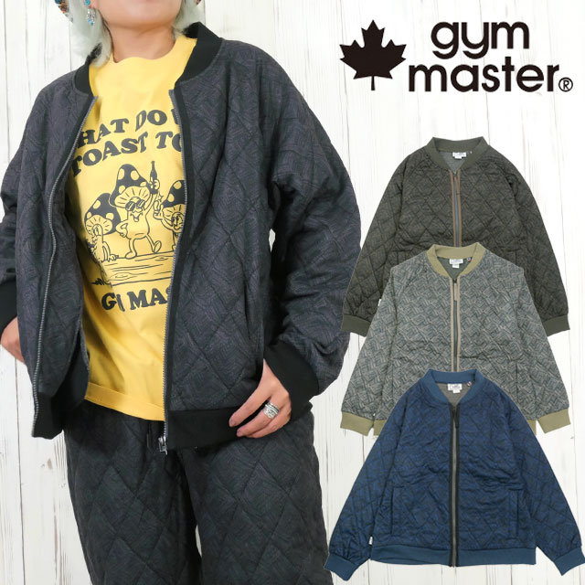 送料無料 長袖 メンズ レディース AW 秋冬 新作 秋新作 冬新作 人気 流行 定番 2025 ジムマスター gym master G621774 04 31 34 59 アウター ジャガードキルトジップジャケット 中綿ジャケット アパレル 防寒 上着 前開き 羽織 軽量 ウェア 服