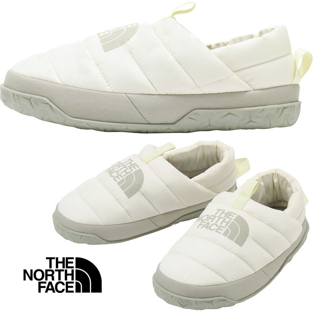 送料無料 スリッポン ミュール レディース AW 秋冬 新作 秋新作 冬新作 人気 流行 定番 2026 ザ・ノース・フェイス W NFW02371 ヌプシ ダウン はっ水 モックシューズ 保温 ウィンターシューズ 防寒 ウインターミュールシューズ ホワイトデューン 白 靴