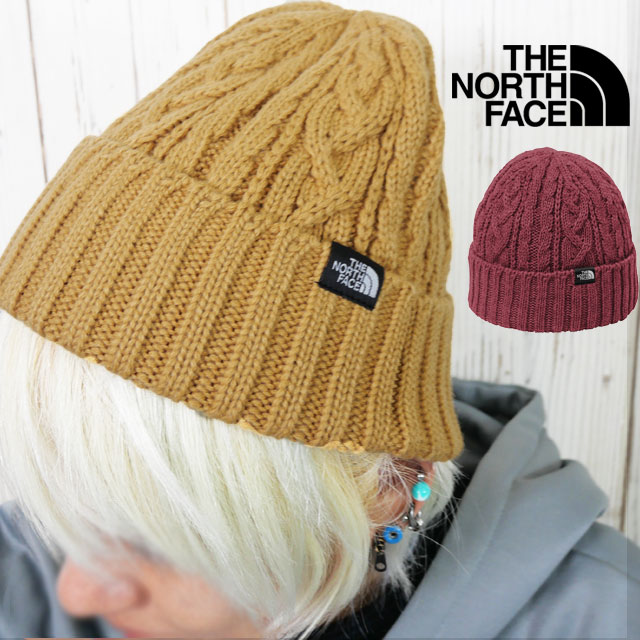 メール便送料無料 ニット帽 帽子 メンズ レディース AW 秋冬 新作 秋新作 冬新作 人気 流行 定番 2025 ザ・ノース・フェイス NN42334 ケーブルビーニー ニットキャップ アパレル 防寒 メイドインジャパン フリーサイズ 日本製 セコイアレッド クラシックカーキ 小物