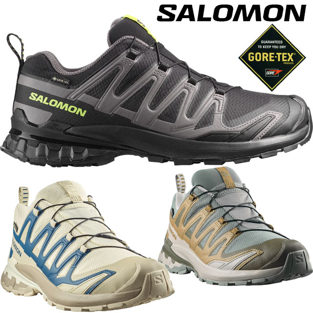 送料無料 スニーカー ローカット ゴアテックス メンズ SS 春夏 新作 春新作 夏新作 サロモン SALOMON 2026 XA PRO 3D V9 GTX L47987300 L47987500 L49229600 防水 滑りにくい トレイルランニングシューズ アウトドア ハイキングシューズ トランスペアレント セドナセージ