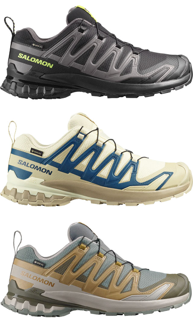 送料無料 スニーカー ローカット ゴアテックス メンズ SS 春夏 新作 春新作 夏新作 サロモン SALOMON 2026 XA PRO 3D V9 GTX L47987300 L47987500 L49229600 防水 滑りにくい トレイルランニングシューズ アウトドア ハイキングシューズ トランスペアレント セドナセージ