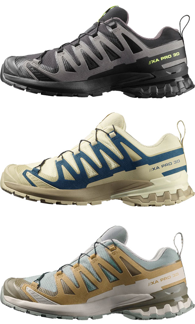 送料無料 スニーカー ローカット ゴアテックス メンズ SS 春夏 新作 春新作 夏新作 サロモン SALOMON 2026 XA PRO 3D V9 GTX L47987300 L47987500 L49229600 防水 滑りにくい トレイルランニングシューズ アウトドア ハイキングシューズ トランスペアレント セドナセージ