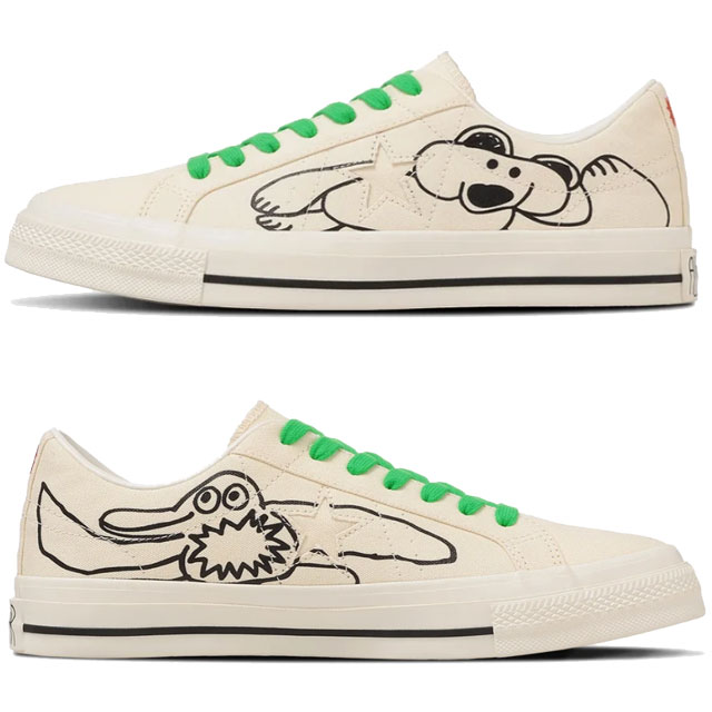 送料無料 スニーカー ローカット メンズ SS 春夏 新作 春新作 夏新作 コンバース CONVERSE 2026 ONE STAR CANVAS DAISUKE KONDO 33702550 ワンスター キャンバス ／ コラボモデル キャンバススニーカー_2