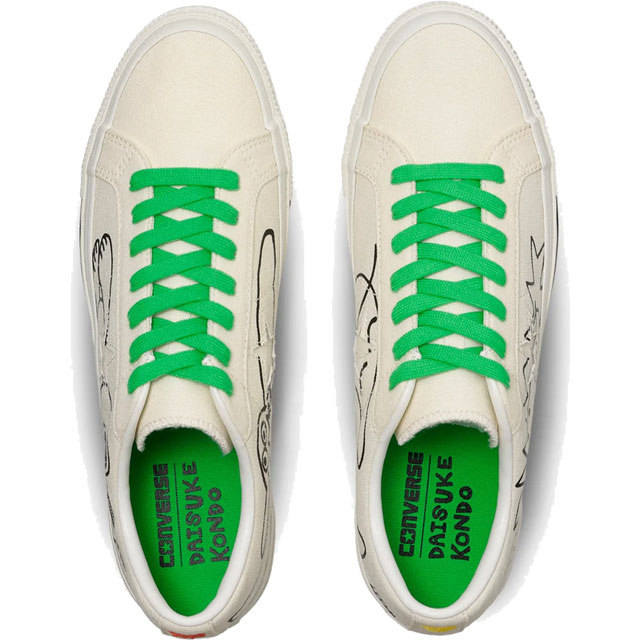 送料無料 スニーカー ローカット メンズ SS 春夏 新作 春新作 夏新作 コンバース CONVERSE 2026 ONE STAR CANVAS DAISUKE KONDO 33702550 ワンスター キャンバス ／ コラボモデル キャンバススニーカー_6