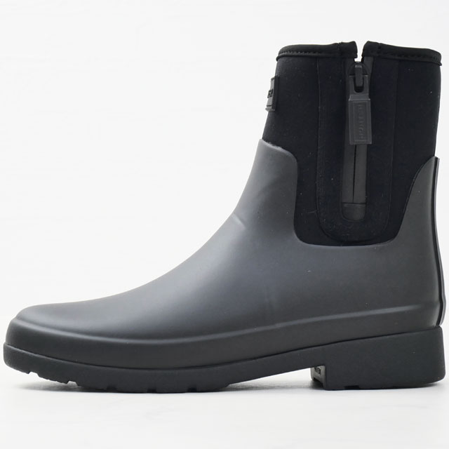送料無料 ショートブーツ レディース SS 春夏 新作 春新作 夏新作 ハンター HUNTER 2026 REFINED MID ZIP NEOPRENE BOOT WFS1204NRE レインブーツ リファインド ミッド ジップ ネオプレンブーツ 耐水 ラバーブーツ 軽量_1