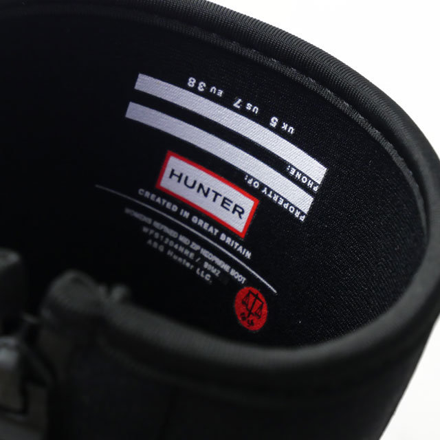 送料無料 ショートブーツ レディース SS 春夏 新作 春新作 夏新作 ハンター HUNTER 2026 REFINED MID ZIP NEOPRENE BOOT WFS1204NRE レインブーツ リファインド ミッド ジップ ネオプレンブーツ 耐水 ラバーブーツ 軽量_7