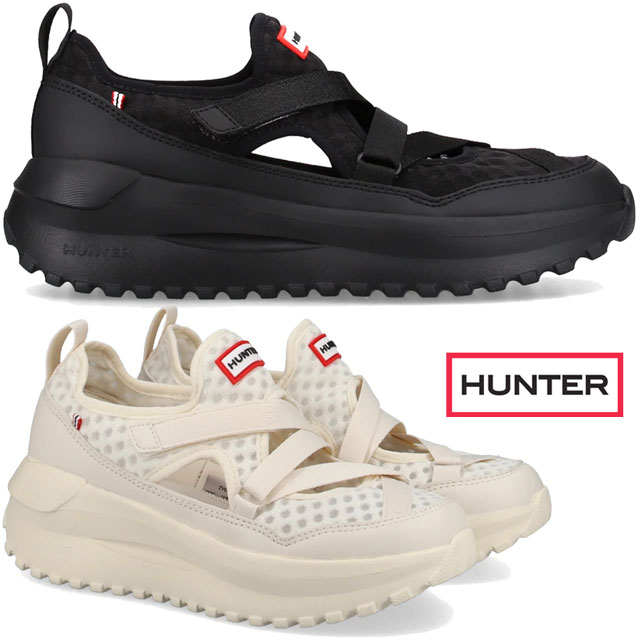 送料無料 トレーナー レディース SS 春夏 新作 春新作 夏新作 ハンター HUNTER 2026 TRAVEL FLOW MARY JANE TRAINER WFF3123MSH 厚底 トラベル フロー メリージェーン 軽量 サマーシューズ チャンキーソール ストラップシューズ ウィロー