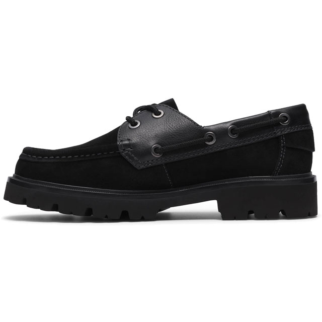 送料無料 デッキシューズ モカシン メンズ SS 春夏 新作 春新作 夏新作 クラークス Clarks 2026 Cleyhill Boat 26186175 ボートシューズ クレイヒル ボート 本革 スエード_2