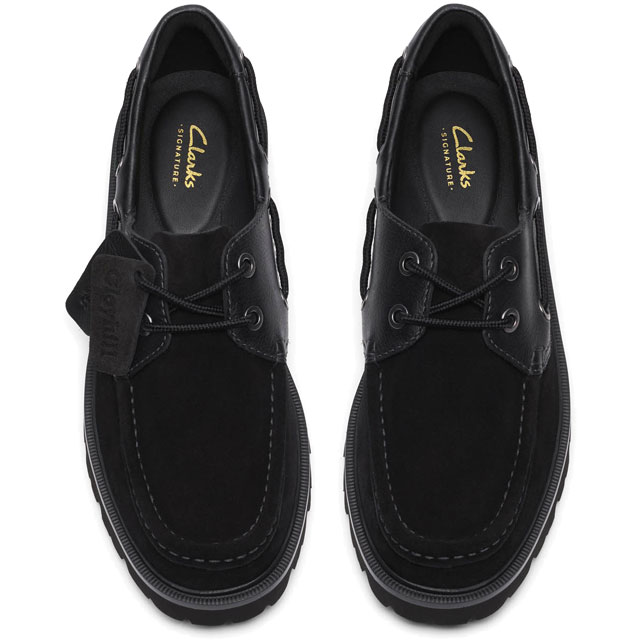 送料無料 デッキシューズ モカシン メンズ SS 春夏 新作 春新作 夏新作 クラークス Clarks 2026 Cleyhill Boat 26186175 ボートシューズ クレイヒル ボート 本革 スエード_6