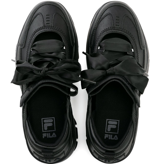 送料無料 スニーカー レディース SS 春夏 新作 春新作 夏新作 フィラ FILA 2026 DISRUPTOR WEDGE BALLET 6 5cm FM0101978 100 014 厚底 メリージェーン ディスラプターウェッジバレエ リボンシューレース 厚底 6.5cmヒール_5
