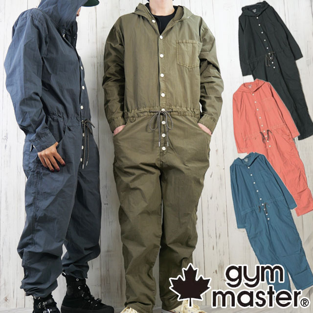 送料無料 長袖 メンズ レディース SS 春夏 新作 春新作 夏新作 ジムマスター gym master 2026 gymmaster 04 05 21 46 59 G633756 オーバーオール つなぎ オールインワン ピグメントコットンナイロンキャンパジャマ アパレル ウエア トップス 服