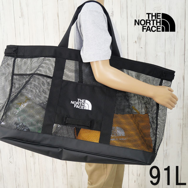 送料無料 トートバッグ メンズ レディース SS 春夏 新作 春新作 夏新作 ザ・ノース・フェイス 2026 GLUTTON MESHTOTE L K NM72629 91L BAG グラットンメッシュトートL キャンプ バーベキュー レジャー キャンプ 海 プール 大容量 大き目 大型 鞄