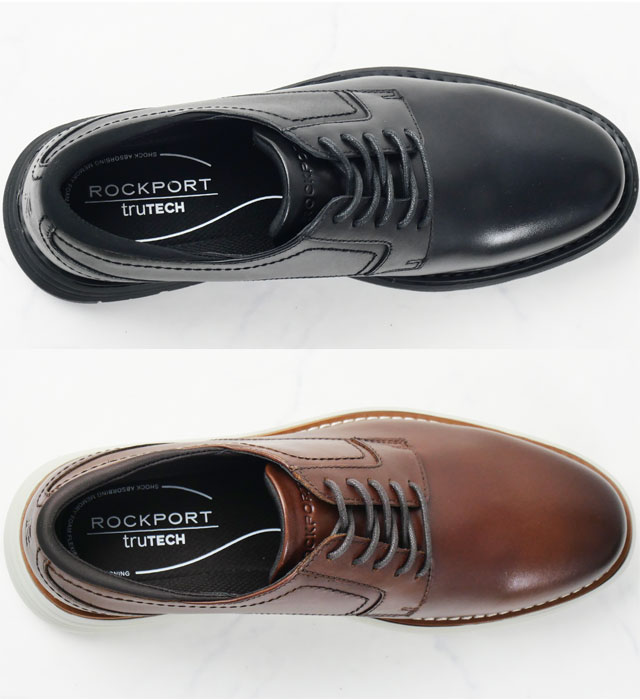 送料無料 ビジネスシューズ フォーマル プレーントゥ メンズ SS 春夏 新作 春新作 夏新作 ロックポート ROCKPORT 2026 CAMBRIDGE EASE PT ML0079 ML0080 ケンブリッジ イーズ 革 紳士 ドレスシューズ 軽量 クッション性 ビジカジ レザーシューズ_5