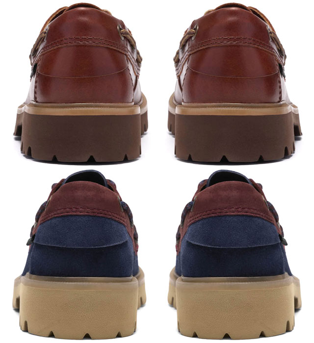送料無料 デッキシューズ モカシン ローカット メンズ SS 春夏 新作 春新作 夏新作 クラークス Clarks 2026 Cleyhill Boat 26186176 26186179 クレイヒルボート 本革 ボートシューズ レザー コンビ