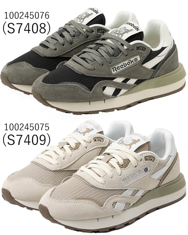 送料無料 スニーカー レースアップ ローカット 運動靴 メンズ レディース SS 春夏 新作 春新作 夏新作 リーボック Reebok 2026 CLASSIC NYLON 89 100245076 100245075 クラシック ナイロン / チョーク/_1
