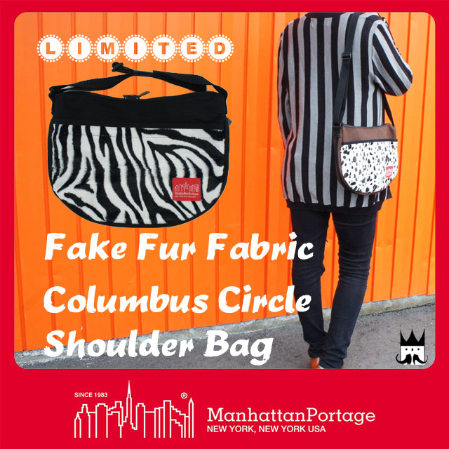 送料無料 マンハッタンポーテージ Manhattan Portage メンズ レディース バッグ MP6053-FUR-16 コロンブスサークル ショルダーバッグ アニマル ゼ