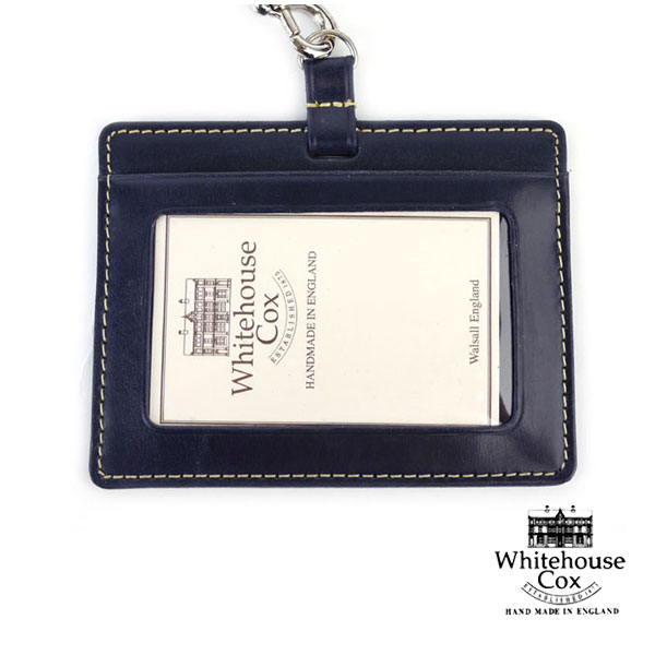 ホワイトハウスコックス IDケース ネイビー ホワイトハウスコックス ID