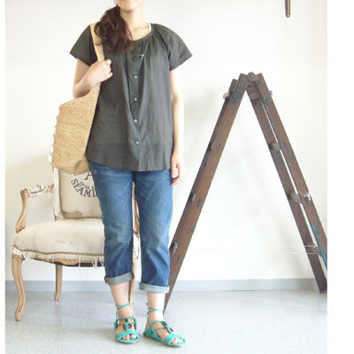 LE CRABE ROUGE(ルクラヴェルージュ)麻レースアップサンダル・ANDI【レディース】X    レディース 女性 誕生日プレゼント ギフト 正規品 新品