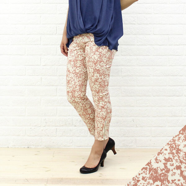 ベティスミス Betty Smith ベティースミス コットンストレッチ プリント 裾ジップ アンクルスキニー パンツ・BAW1    レディース 女性 誕生日プレゼント ギフト 正規品 新品