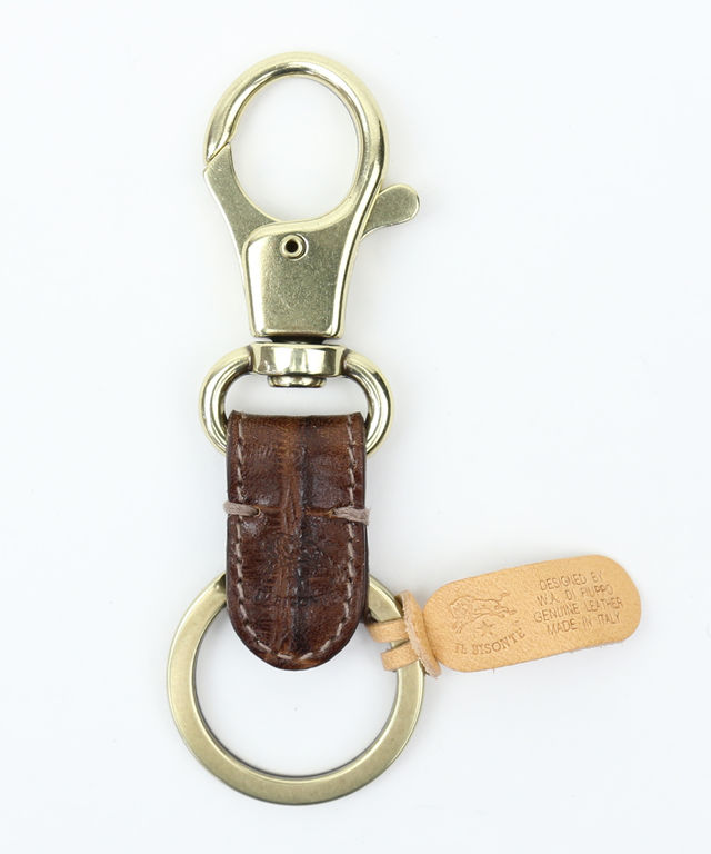 イルビゾンテ キーホルダー キーリング IL BISONTE 5402305350 国内正規品  メール便可能商品[M便 3/5] 就職祝い 母の日 父の日 誕生日 バレンタイン プレゼント ギフト 新品_1