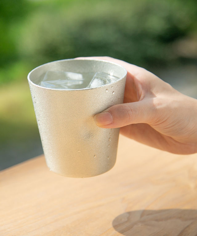 ノウサク NAJIMIタンブラー コップ カップ 能作/NOUSAKU TUMBLER-N 国内正規品  の通販は 7,832円