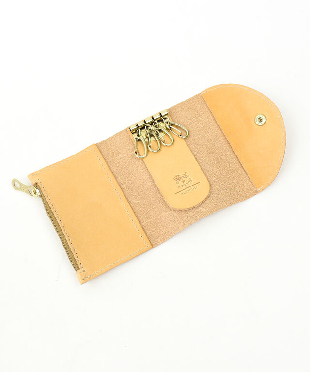 イルビゾンテ キーケース 4連 コインケース付き IL BISONTE