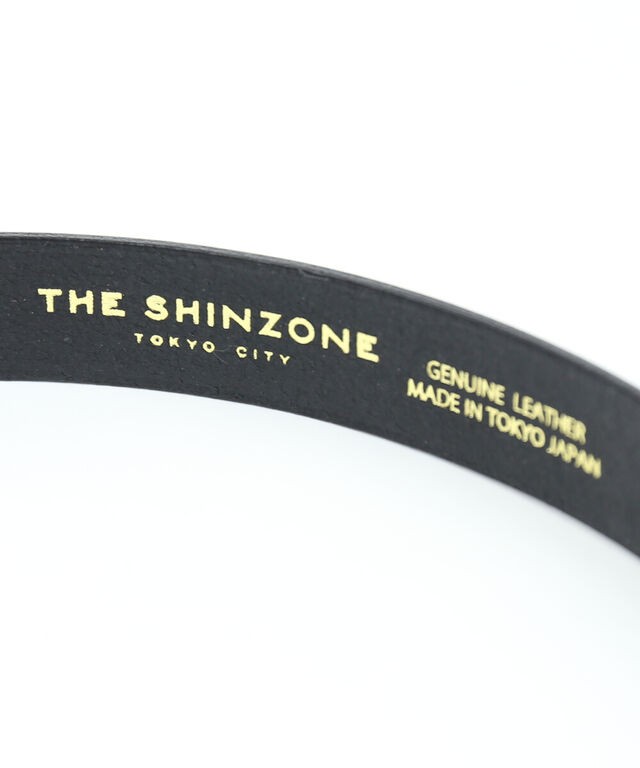 ザ シンゾーン レザーベルト 細ベルト SLENDER LEATHER BELT THE SHINZONE 15AMSIT55 国内正規品 メール便可能商品[M便 5/5]