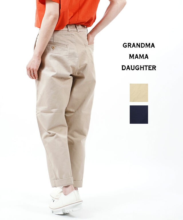 グランマ・ママ・ドーター ワイドパンツ アンクルチノパンツ GRANDMA MAMA DAUGHTER by KATO´ GP932671 国内正規品  世界有名な