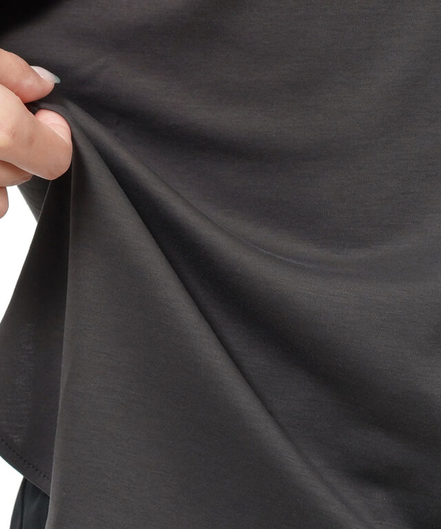 ププラ ボリューム袖 切り替えプルオーバー ブラウス PUPULA 329033