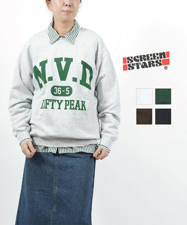 スクリーンスターズ 裏起毛スウェット トレーナー プルオーバー SCREEN STARS 2223-502SSPT 国内正規品 220209