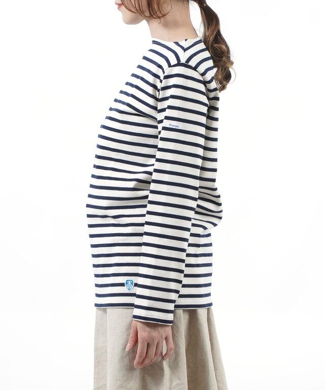 オーチバル・オーシバル ボートネックカットソー ボーダー バスク