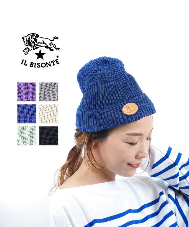 イルビゾンテ ニットキャップ ニット帽 帽子 IL BISONTE 54232305180 国内正規品 2023春夏新作 メール便可能商品[M便 5/5]の通販は 5,170円