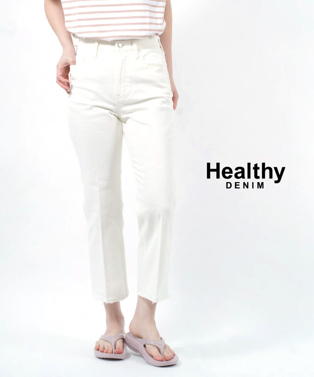ヘルシーデニム ホワイトデニム パンツ ジーンズ Lotus Crop ロータスクロップ Healthy DENIM H55246303 国内正規品 2023春夏新作 送料無料の通販は 15,400円