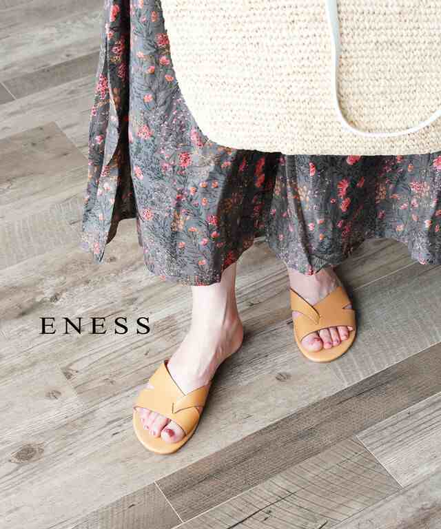 エネス フラットサンダル トングサンダル eness GI-98514 国内正規品 2021春夏新作 送料無料の通販は